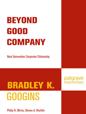 cover image of Beyond Good Company